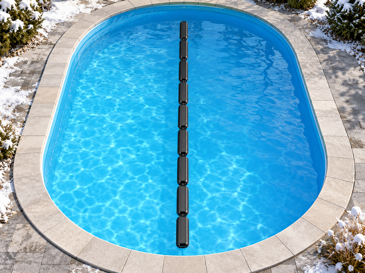 Eisdruckpolster Pool 5er Set – massive 3-kg-Ausführung, ca. 2,5 m