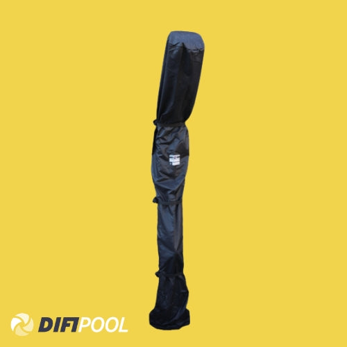 Formidra Wintercover für Solardusche Groß | Abmessung: 245x45cm | Farbe: Schwarz