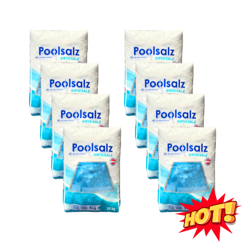 Poolsalz | 8 x 25kg Sack | Salz aus Österreich | 200kg