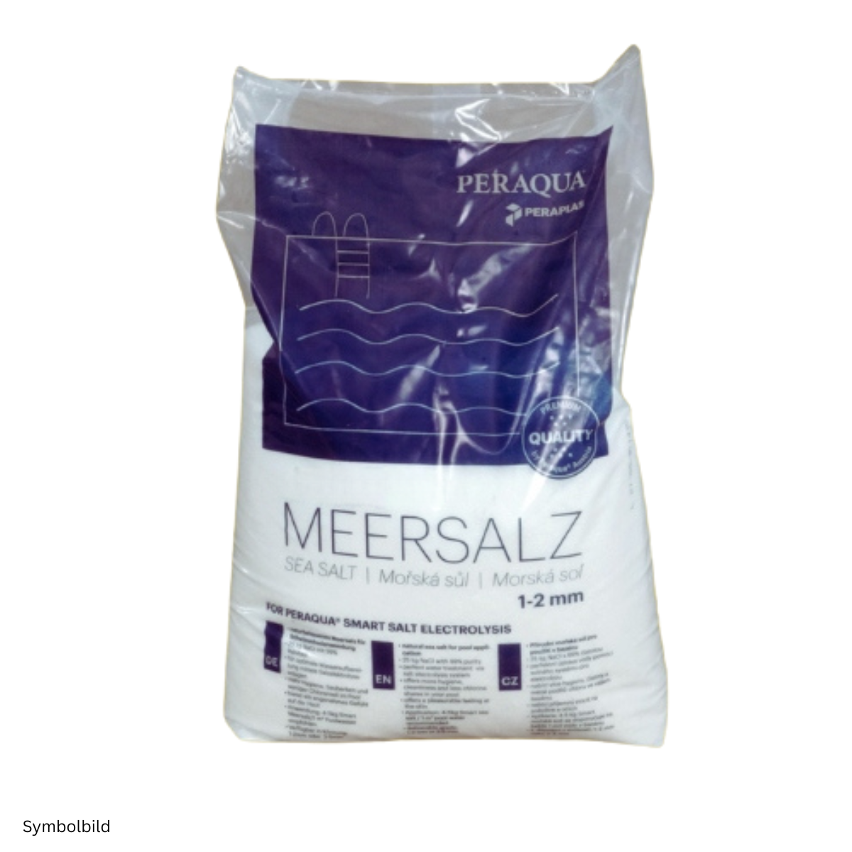 Meersalz - Poolsalz | 25kg Sack | Körnung 1-2mm