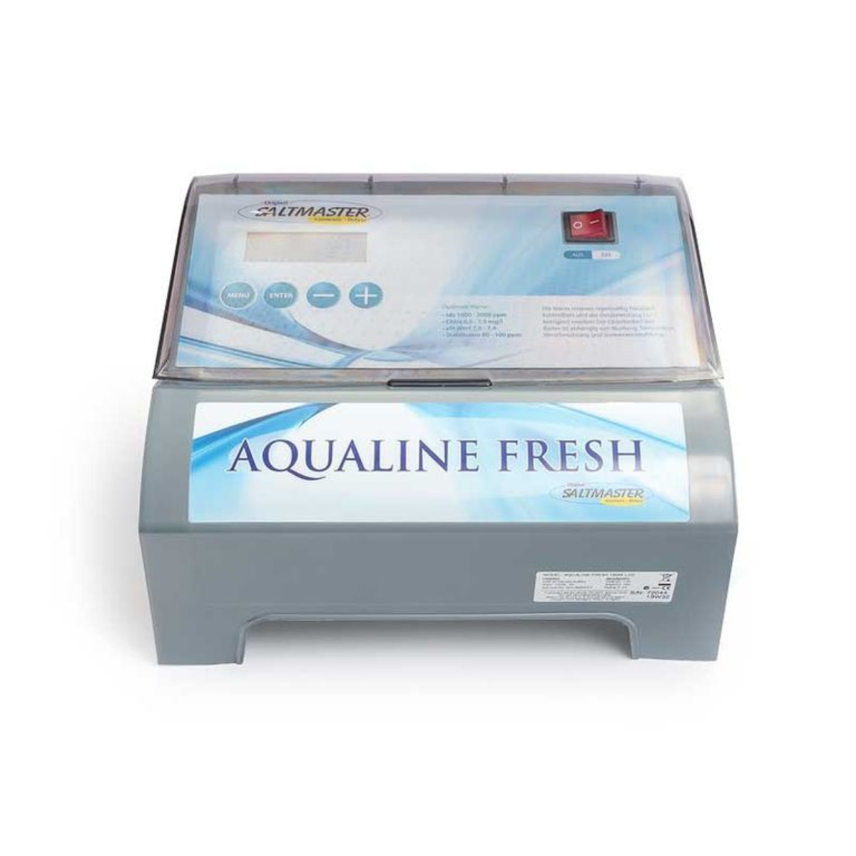 Saltmaster Auqaline Fresh Salzelektrolyseanlage | 20g Chlor/Stunde | für Salzwasserpools bis zu 80m3 | max. Salzgehalt 0,2%!