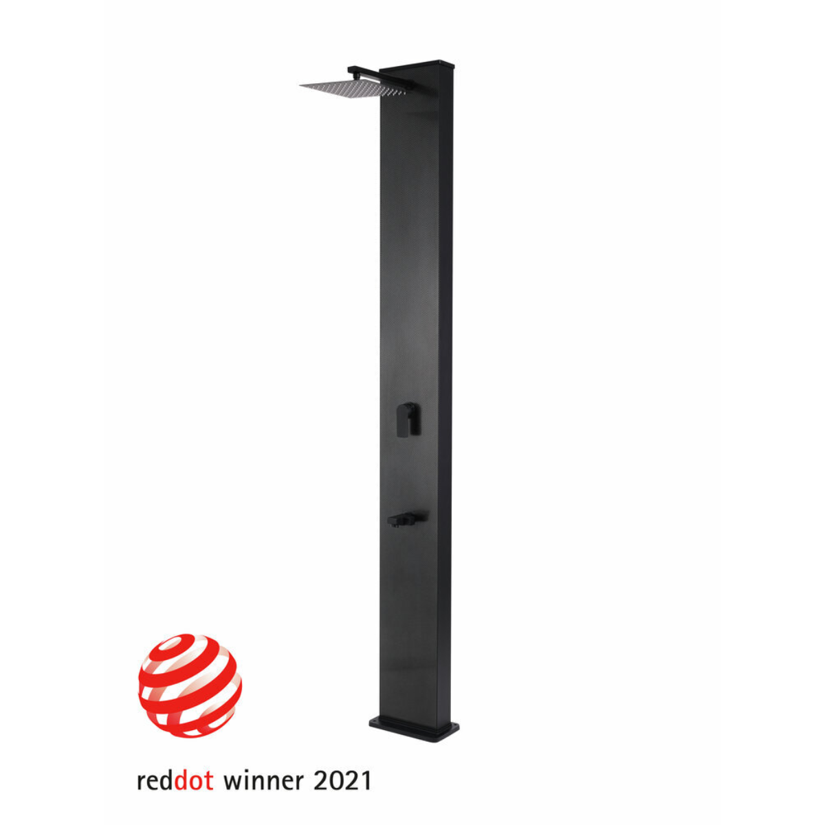 Steinbach Solardusche Straight Line | Carbon "Look" | 40 Liter Tank