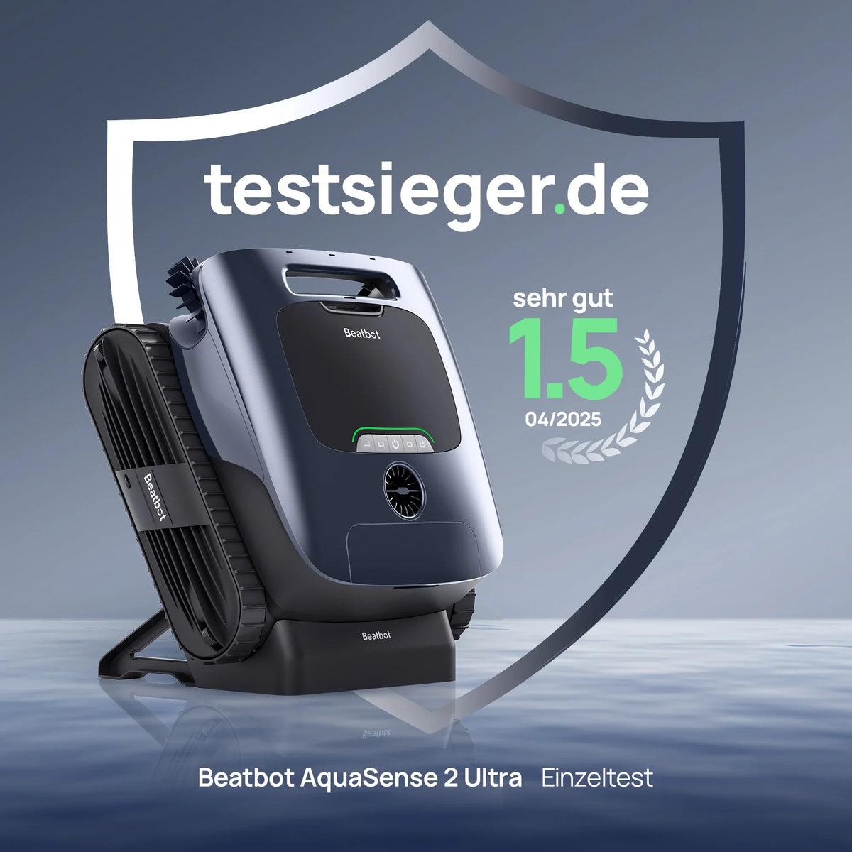 Beatbot AquaSense 2 Ultra, 5-in-1 Poolreinigungsroboter mit KI | PRCMDS02-EU-G | 3 Jahre Garantie