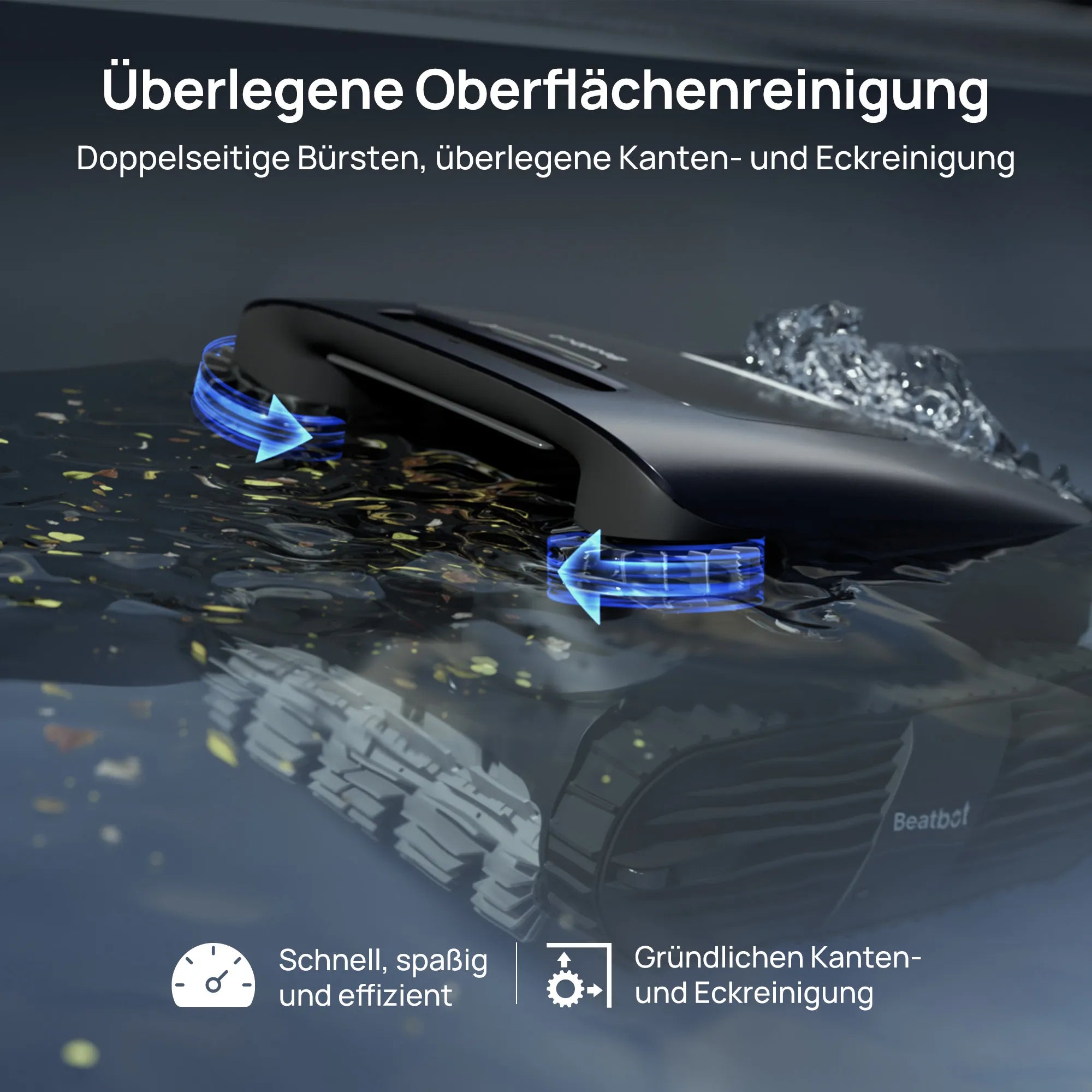 Beatbot AquaSense 2 Ultra, 5-in-1 Poolreinigungsroboter mit KI | PRCMDS02-EU-G | 3 Jahre Garantie