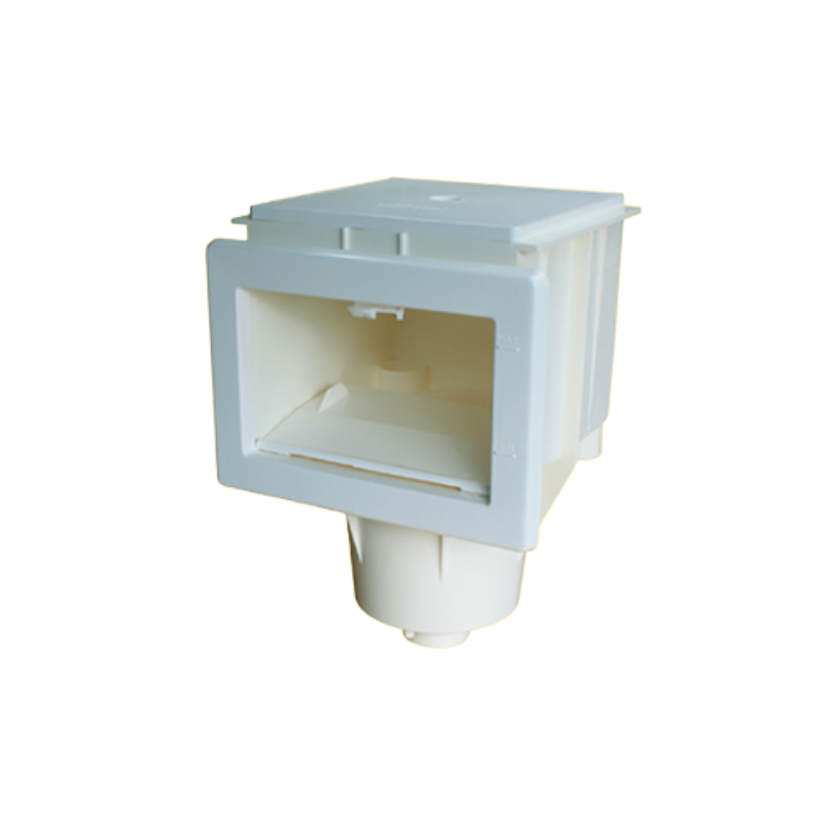 Neptun Skimmer /Oberflächenabsauger aus ABS für Folienbecken, komplett | Kunststoff weiß