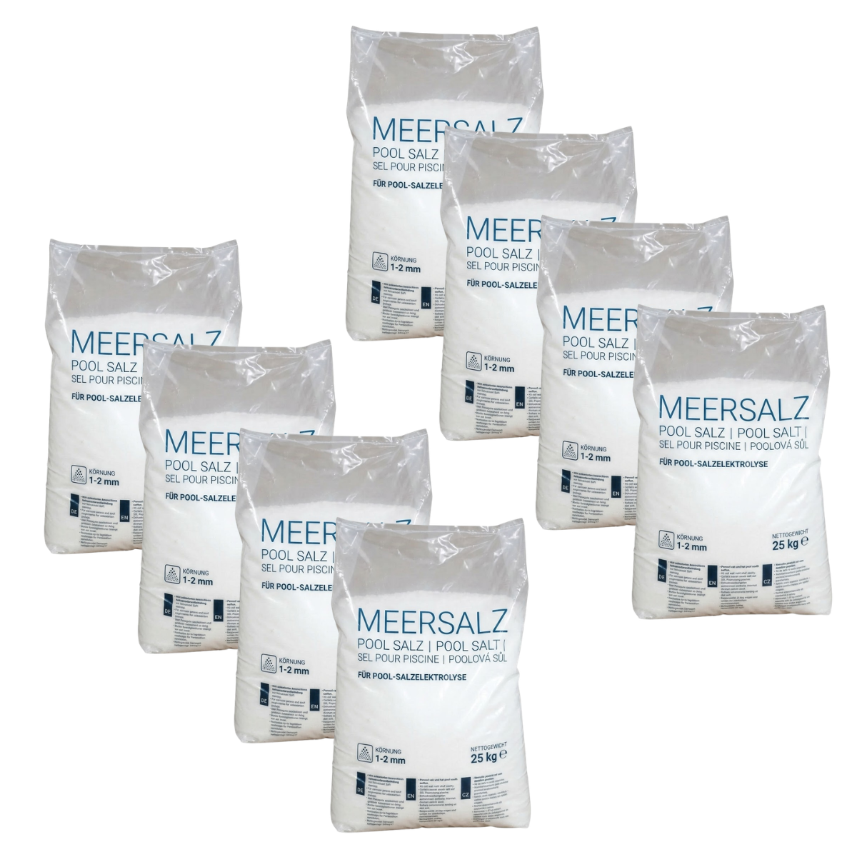 Meersalz - Poolsalz | 8 x 25kg Sack | 200kg
