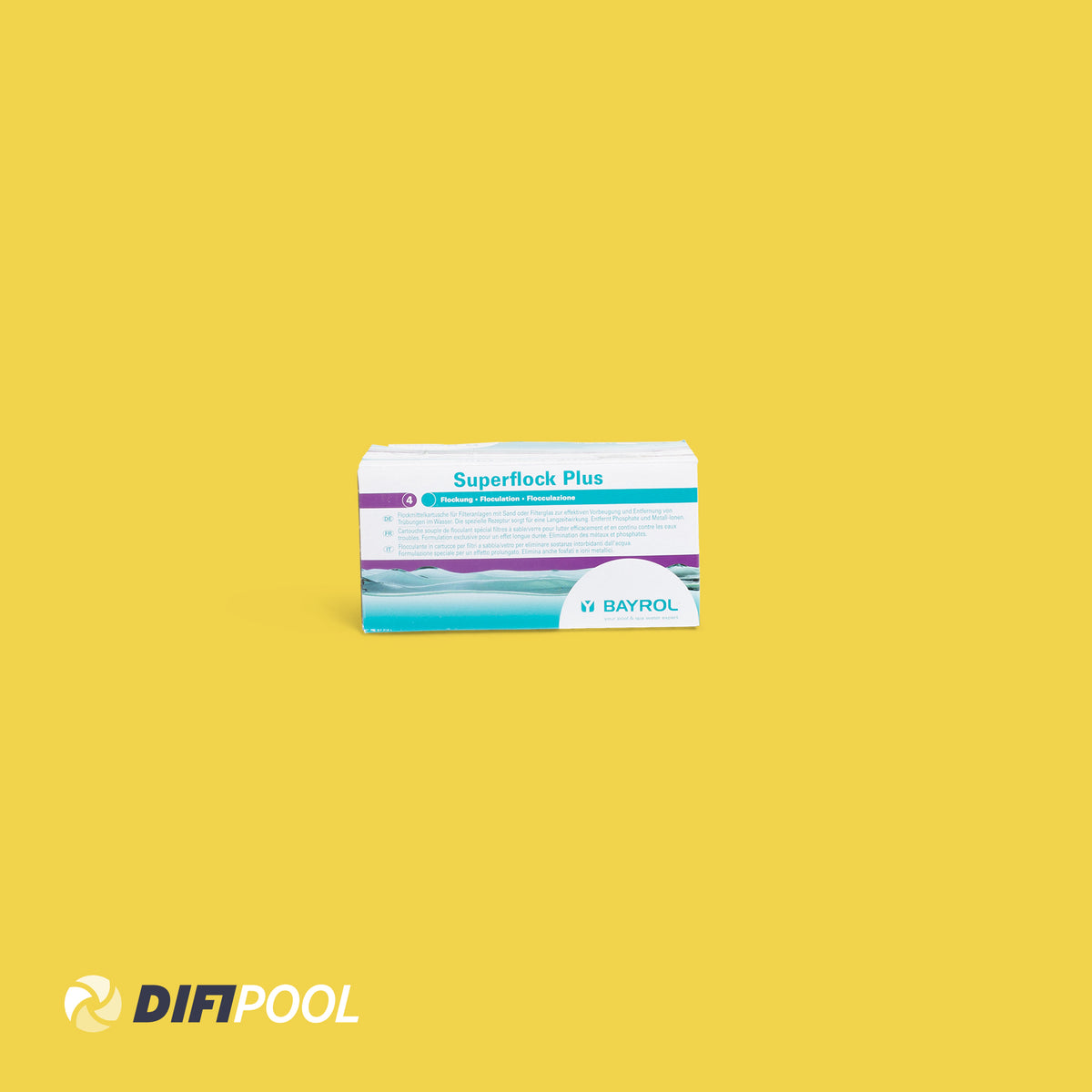 Bayrol Flockmittel Superflock Plus | 8 Kartuschen | 1kg