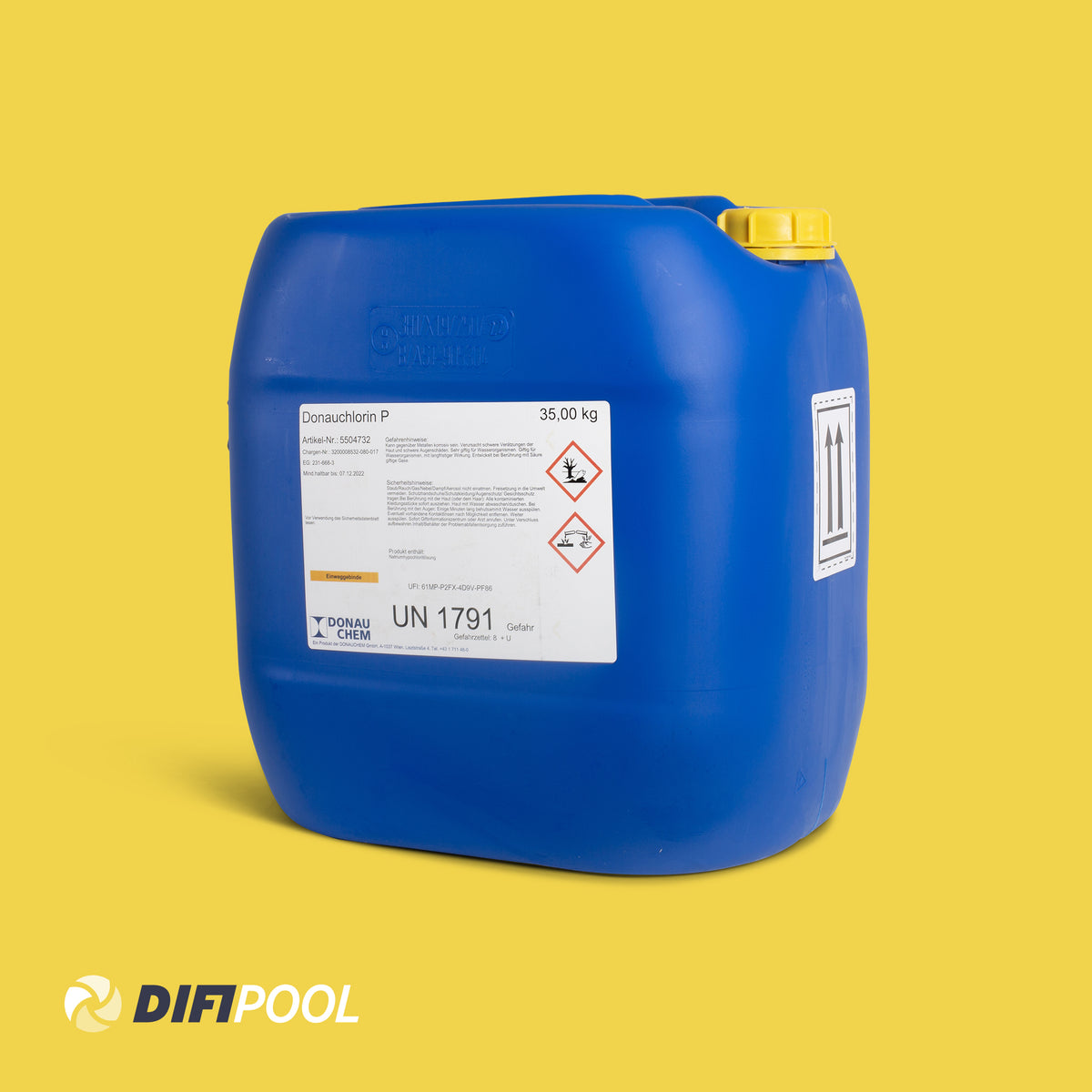 Chlor flüssig | 35 kg | 13% Aktivchlor | für Dosieranlagen geeignet