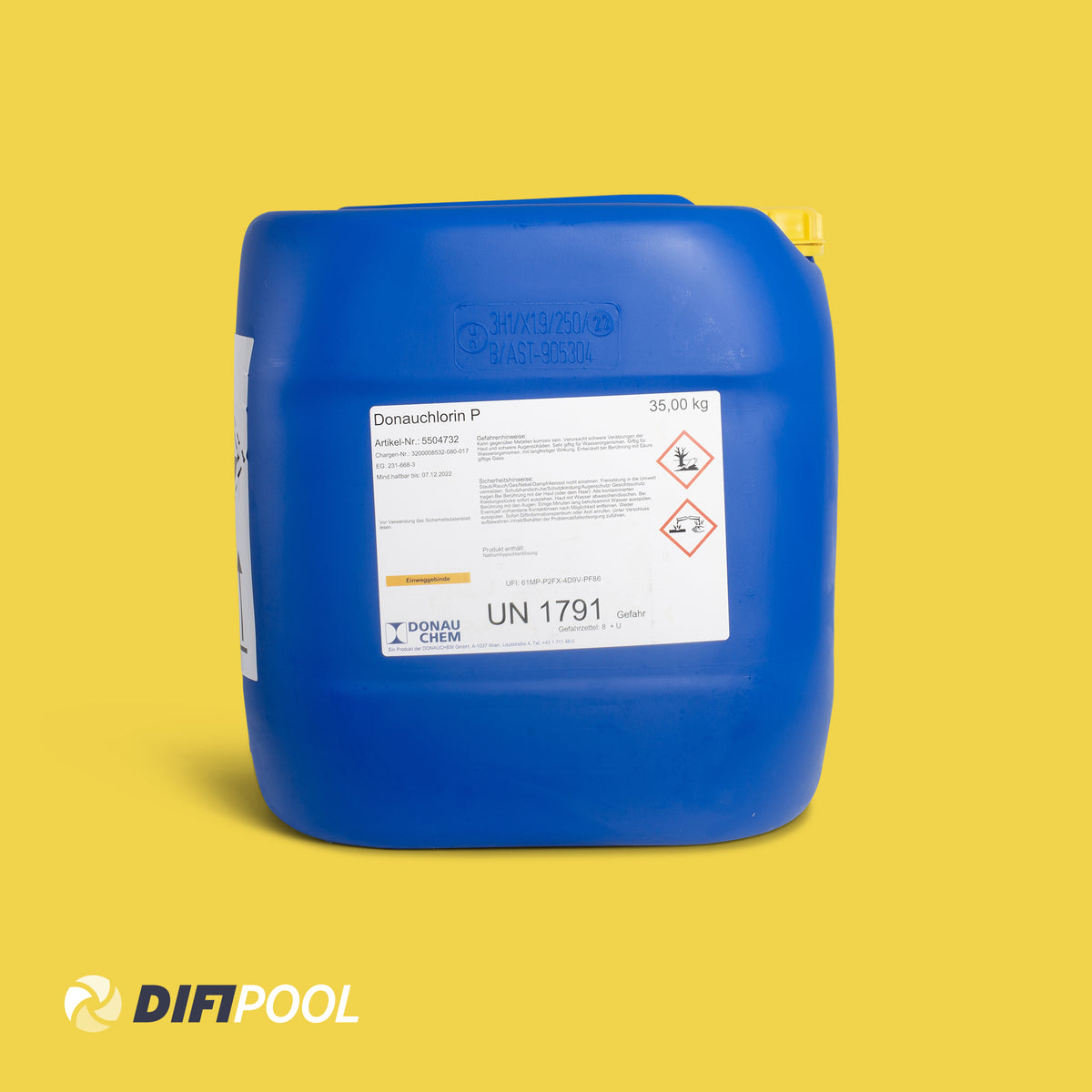 Chlor flüssig | 35 kg | 13% Aktivchlor | für Dosieranlagen geeignet