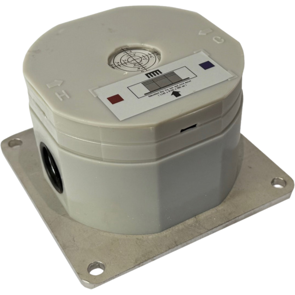 Sylt Gartendusche V4A Edelstahl - Warm/Kaltwasser inkl. Handbrause & Montagebox