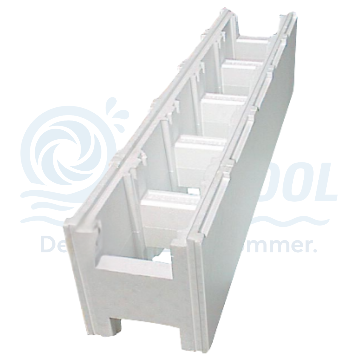 Neptun Iso-Massiv-Schalstein | Abmessung 1000x250x250mm