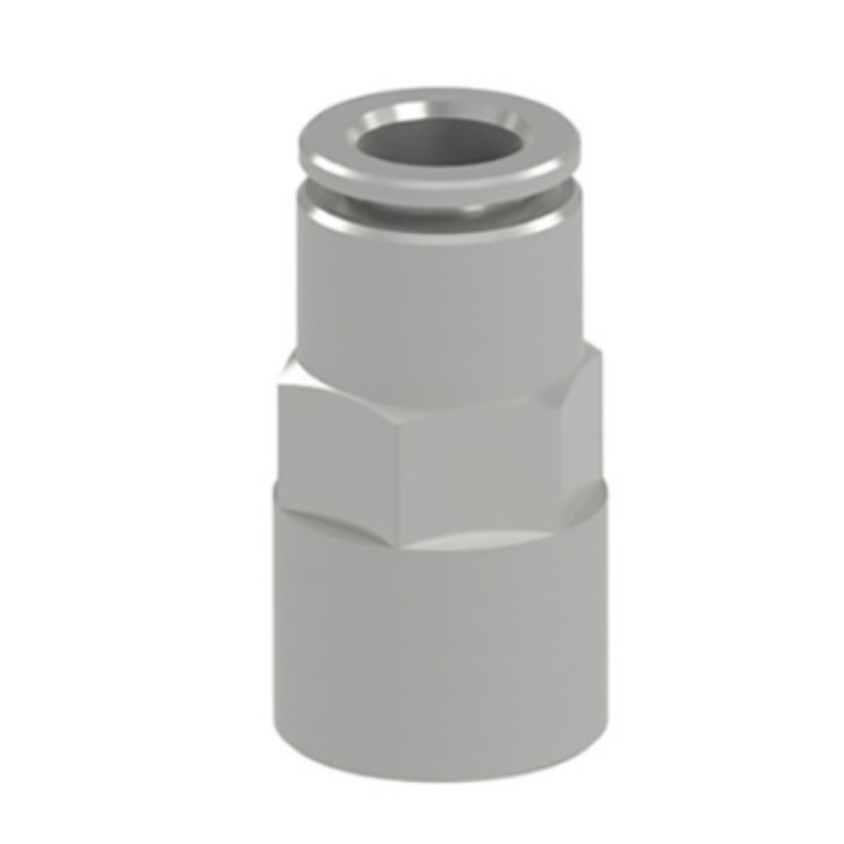 Gerade Aufschraubverschraubung PI13 6 mm G 1/8 Innengewinde für Kompressoranschluss