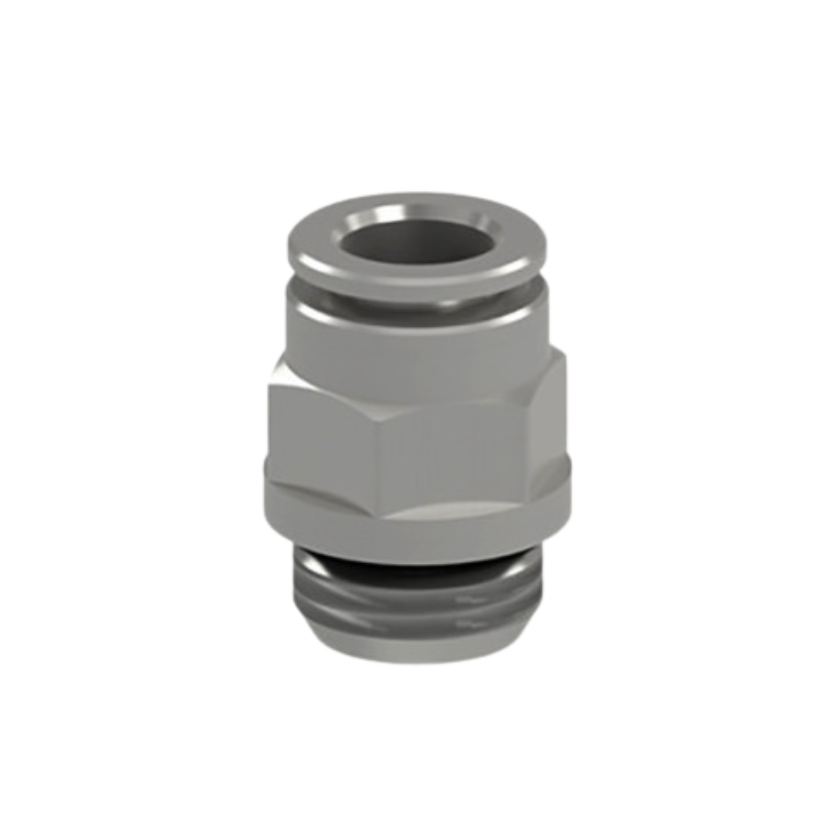 Einschraubverschraubung gerade PI12 6 mm G 1/4″ vernickeltes Messing für Besgo Magnetventil