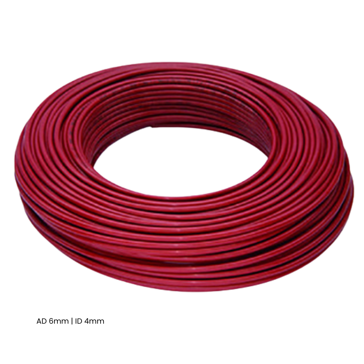 Kunststoffschlauch CP 6 × 4 mm rot, für Besgo  | Meterware