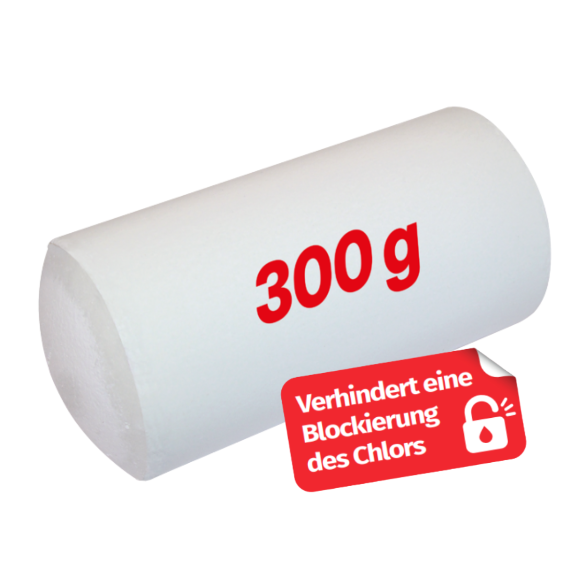 HTH Chlorstick anorganisches | Stick 300g | Aktivchlor 71% | für alle Filter geeignet | Kübel: 4,5kg