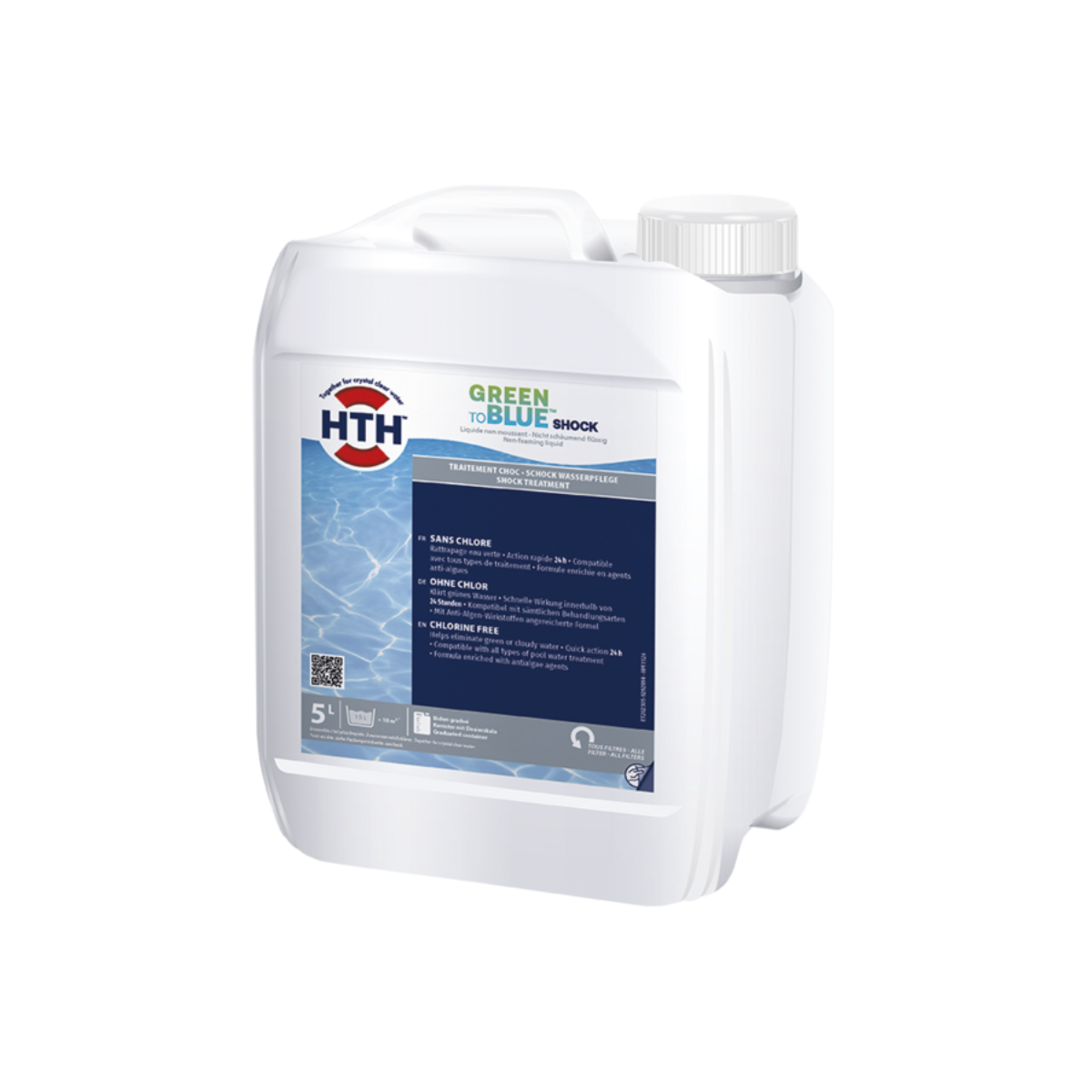 HTH Green to Blue Shock Wasserstoffperoxid 12 % 5 l