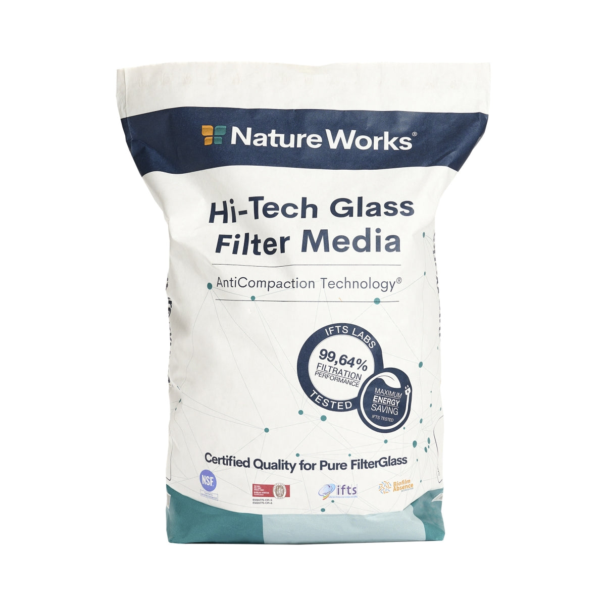 Smart Nature Works Hi-Tech Filter Medium| Filterglas | 20 kg Sack
