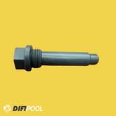 DIFI PVC Tauchhülse | salzwasserbeständig | 1/2" Außengewinde | L:85mm