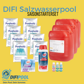 DIFI Saisonstarter Set für Salzwasserpools mit pH-Dosieranlage | Gratisversand
