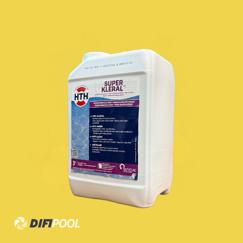 HTH Super Kleral 3 L Flasche – Poolpflege mit Langzeitwirkung