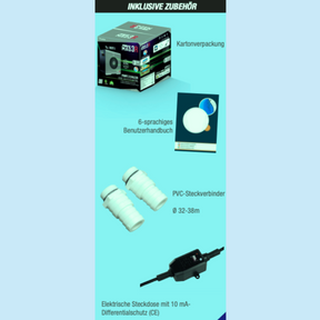 POOLEX MAG 4KW Schwimmbadwärmepumpe für Pools & Whirlpools bis 14 m³ | VPE 1 ST