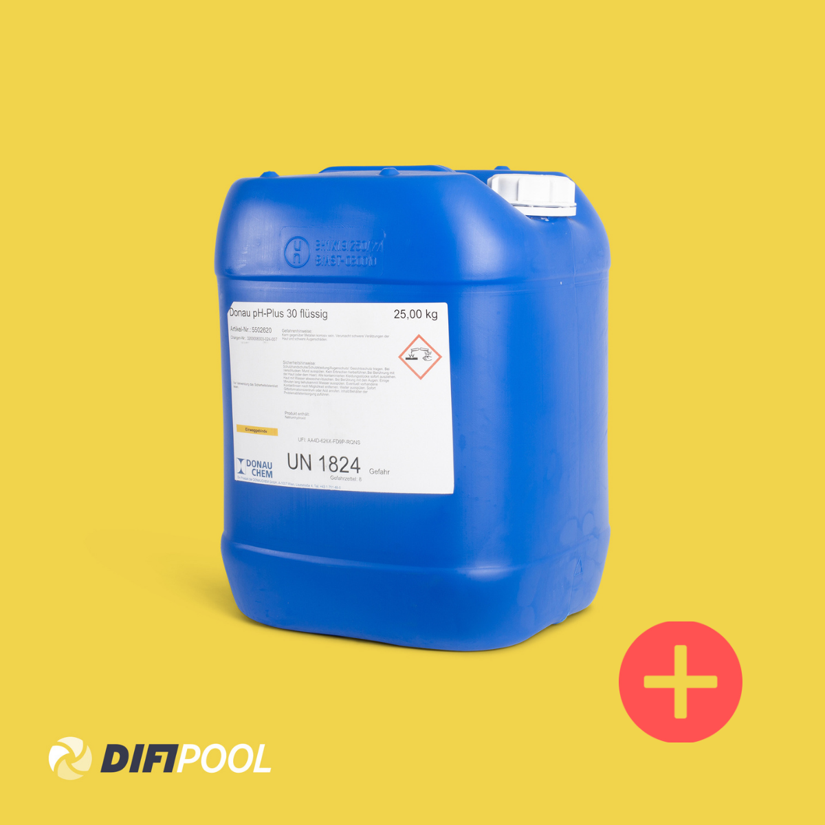 pH-Plus➕ | flüssig | 25kg  | ACHTUNG das ist PH➕