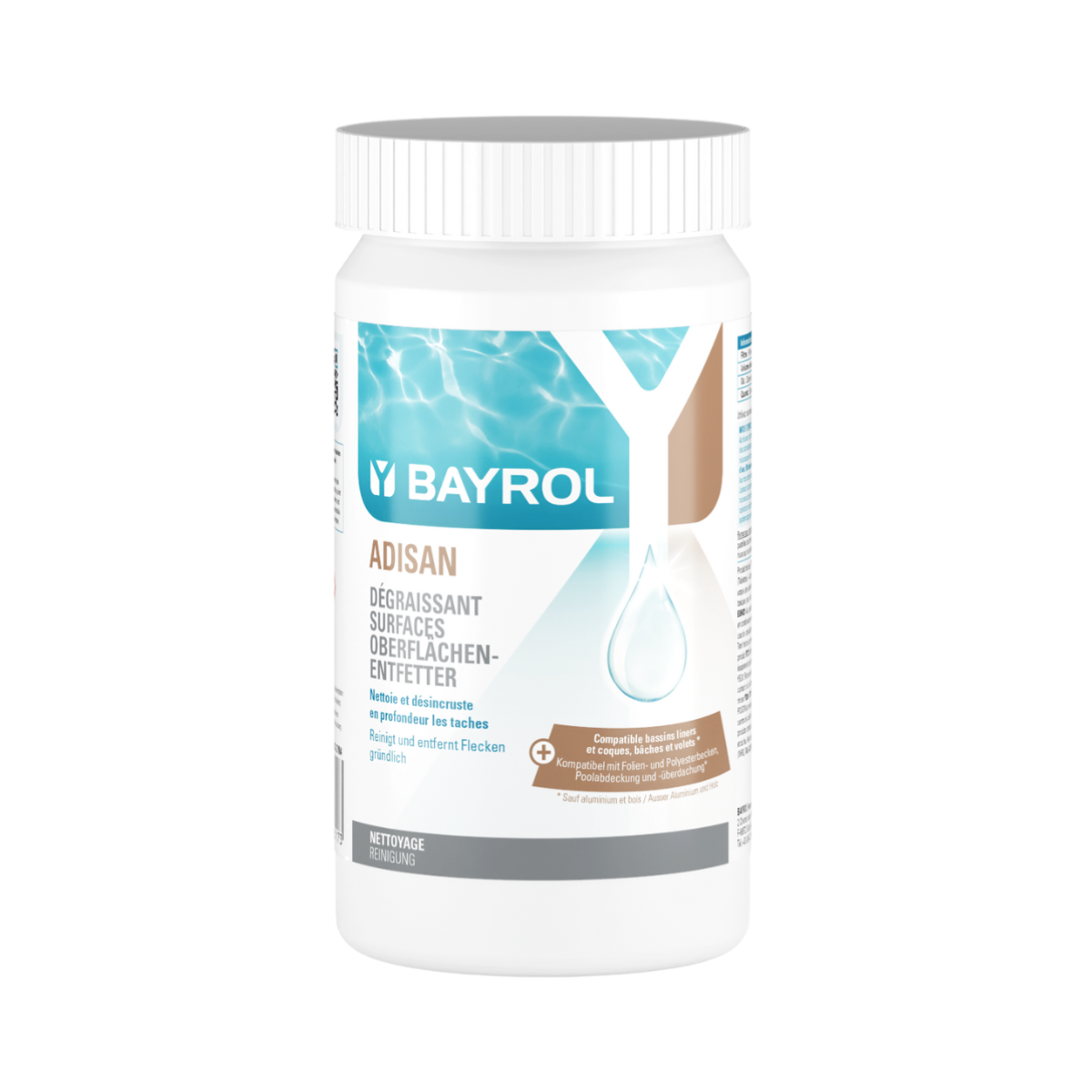 Bayrol Adisan Reiniger für Folien und Polyesterbecken, pulverförmig | 1 kg