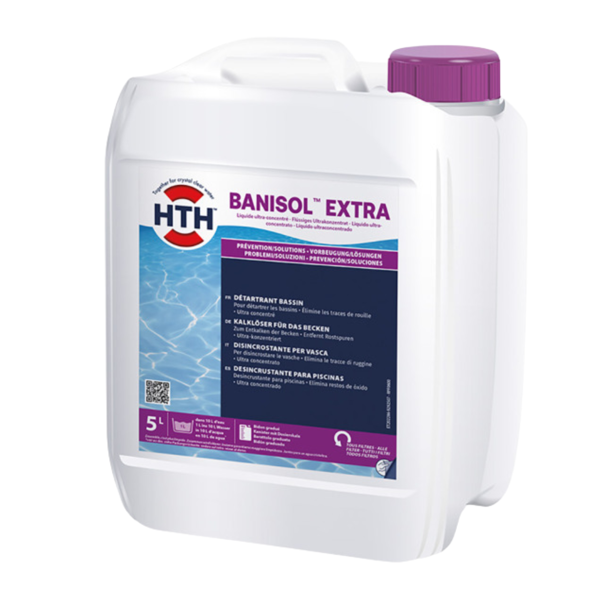 HTH Reiniger Banisol Extra konzentriert | 5 Liter