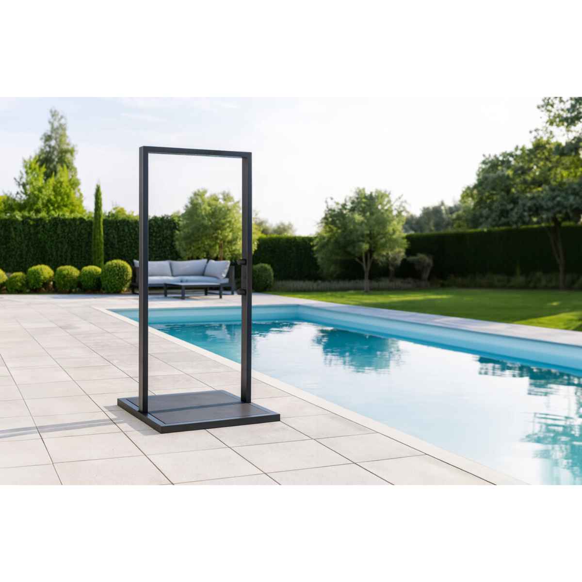 Steinbach | THE GATE | Solardusche mit 30 Liter Tank im Boden