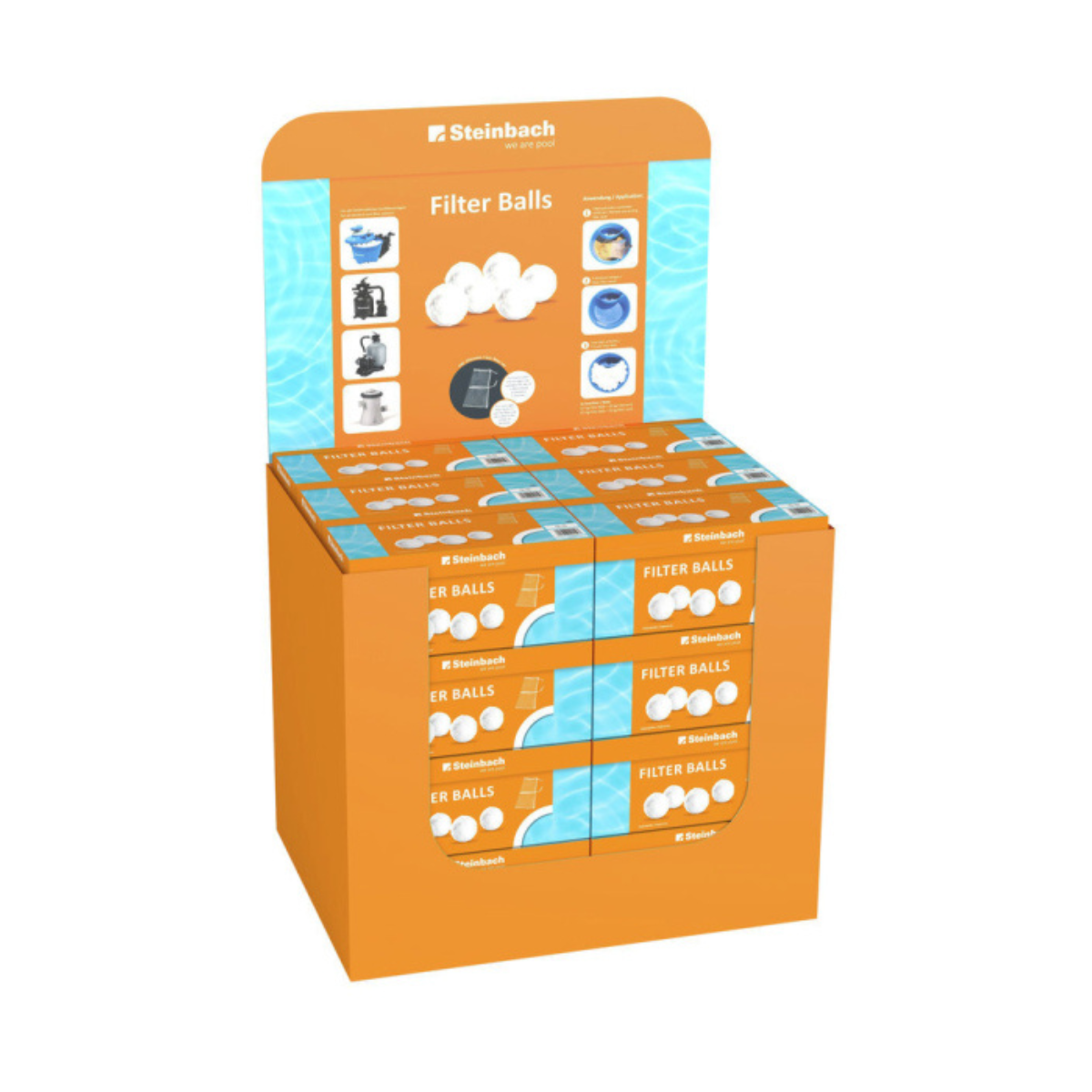 Steinbach Filter Balls | Pool Filterbälle 1,5 μm | 700 g