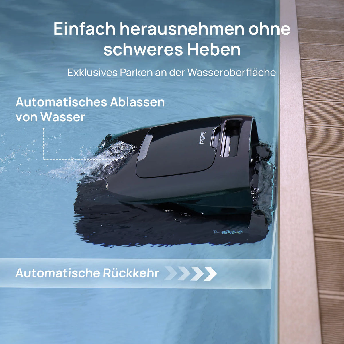 Beatbot AquaSense 2 Pro, 5-in-1 Poolreinigungsroboter | PRCFDS02-EU-G | 3 Jahre Garantie