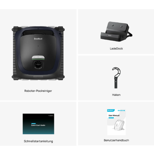 Beatbot AquaSense 2, 3-in-1 Poolreinigungsroboter | PRCSDE02-EU-G | 3 Jahre Garantie