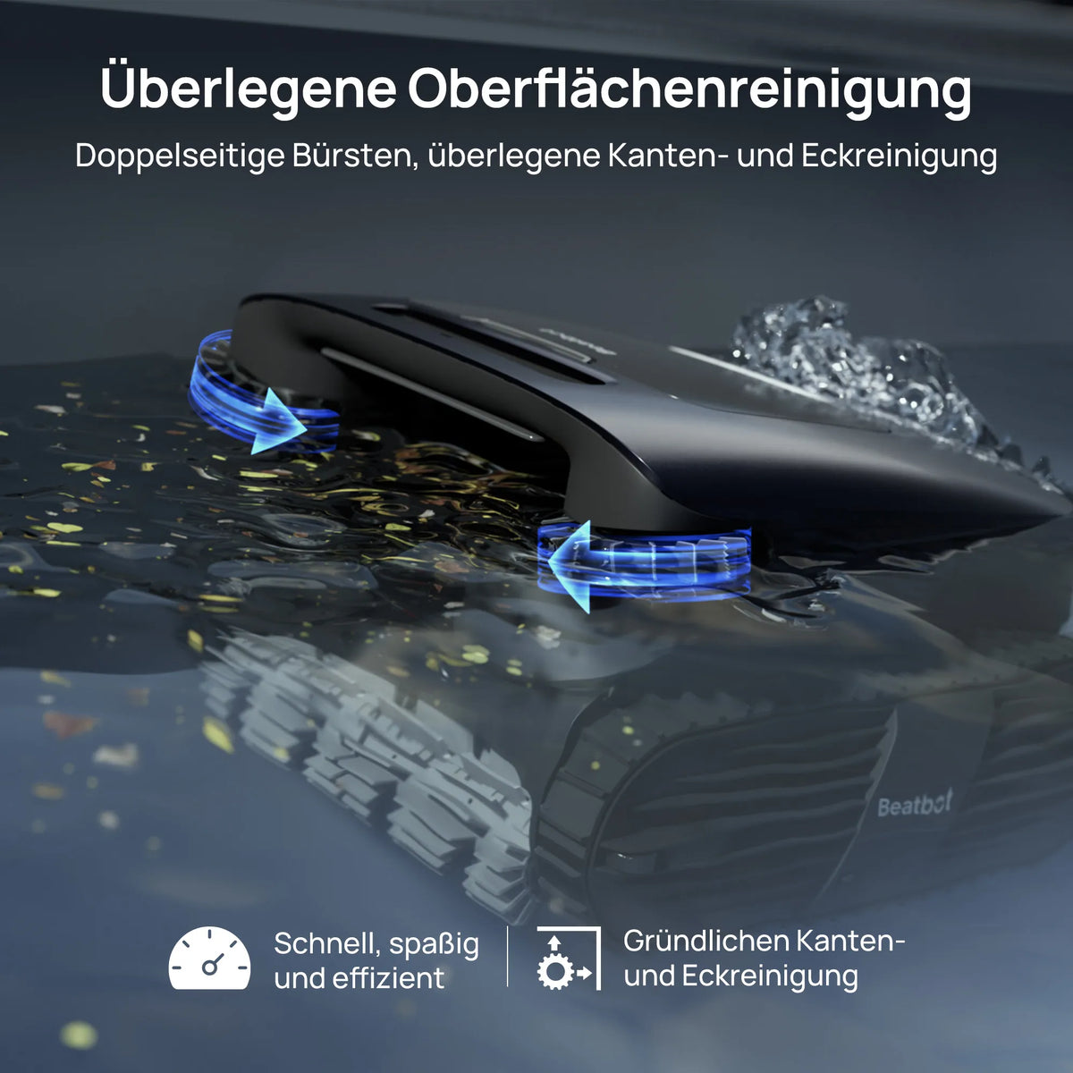 Beatbot AquaSense 2 Ultra, 5-in-1 Poolreinigungsroboter mit KI | PRCMDS02-EU-G | 3 Jahre Garantie