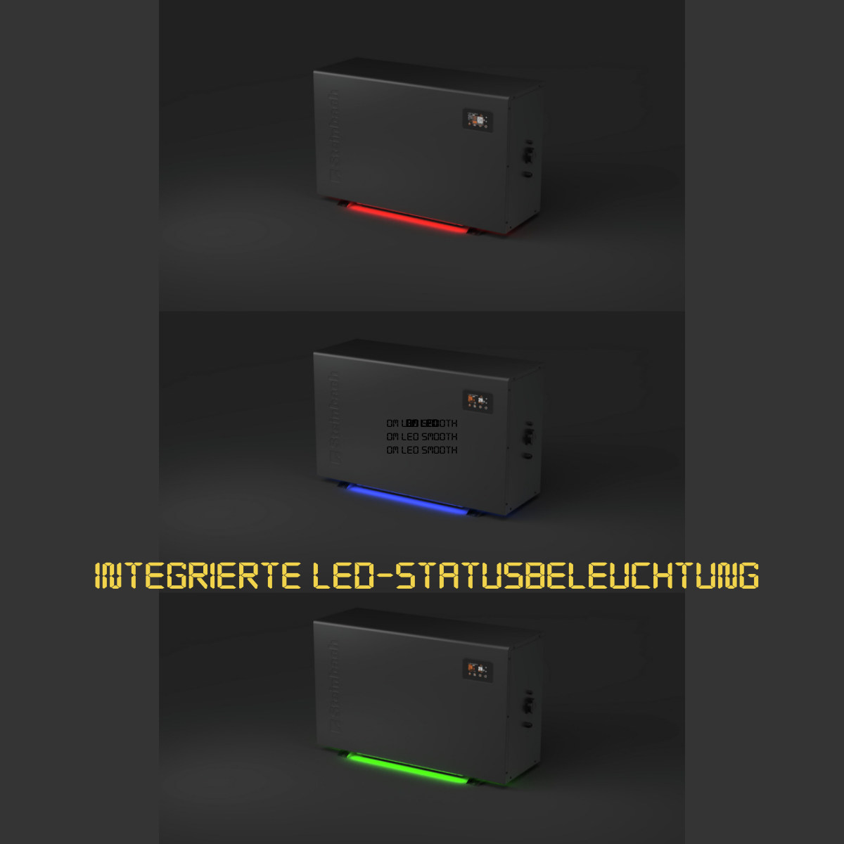Steinbach Wärmepumpe Silent 9 | R290 - Heizen & Kühlen | Salzwassergeeignet | WLAN & App | Modell 2026