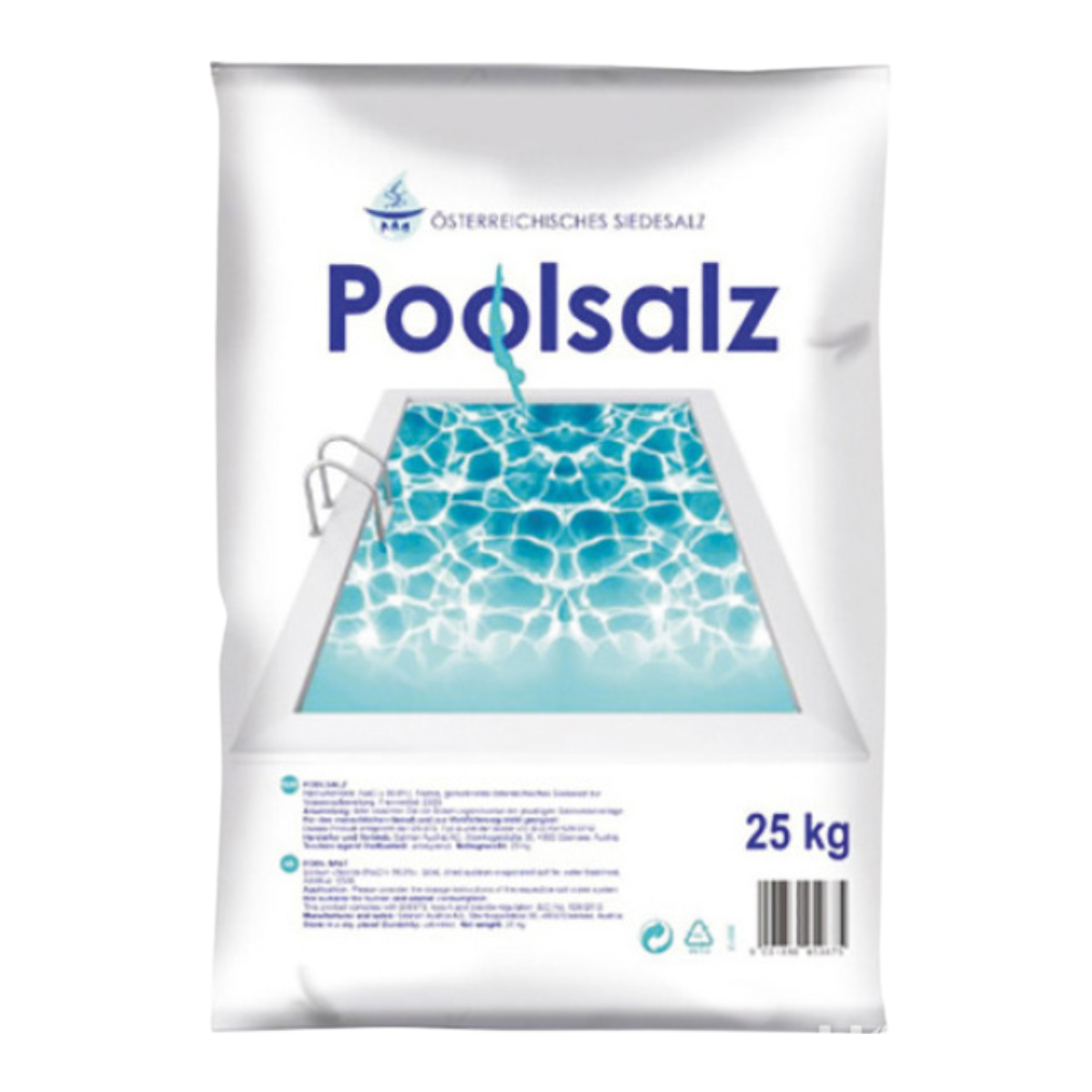 Poolsalz | 4 x 25kg Sack | Salz aus Österreich | 100kg