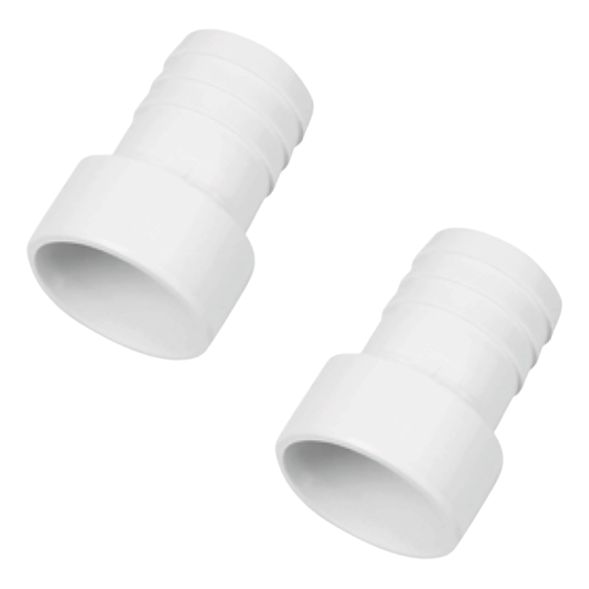 Schwimmbad Schlauchtülle d50 auf 39mm Tülle | zum kleben | 2 Stück