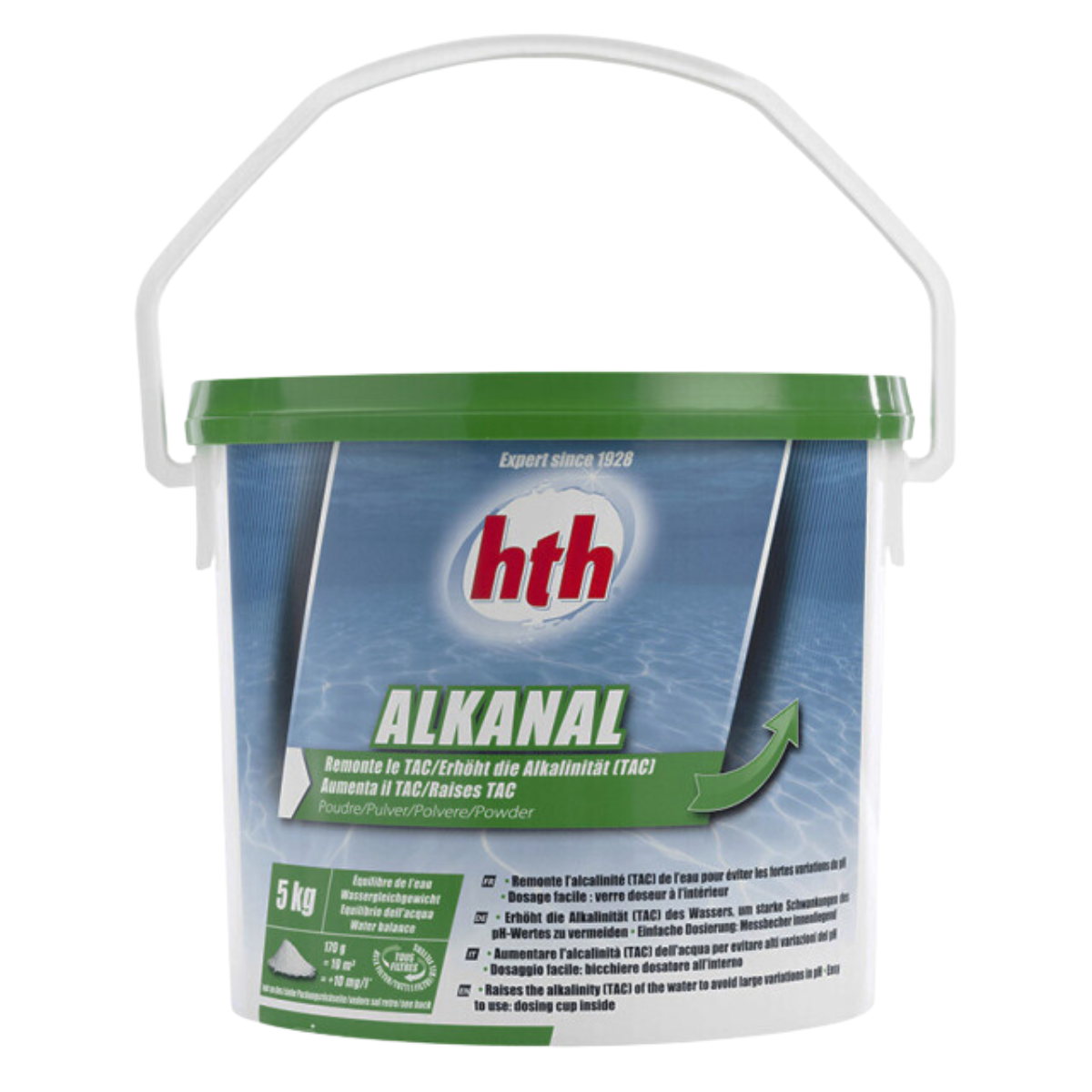 HTH Alkanal | Pulver zum anheben der Alkalinität | 10kg