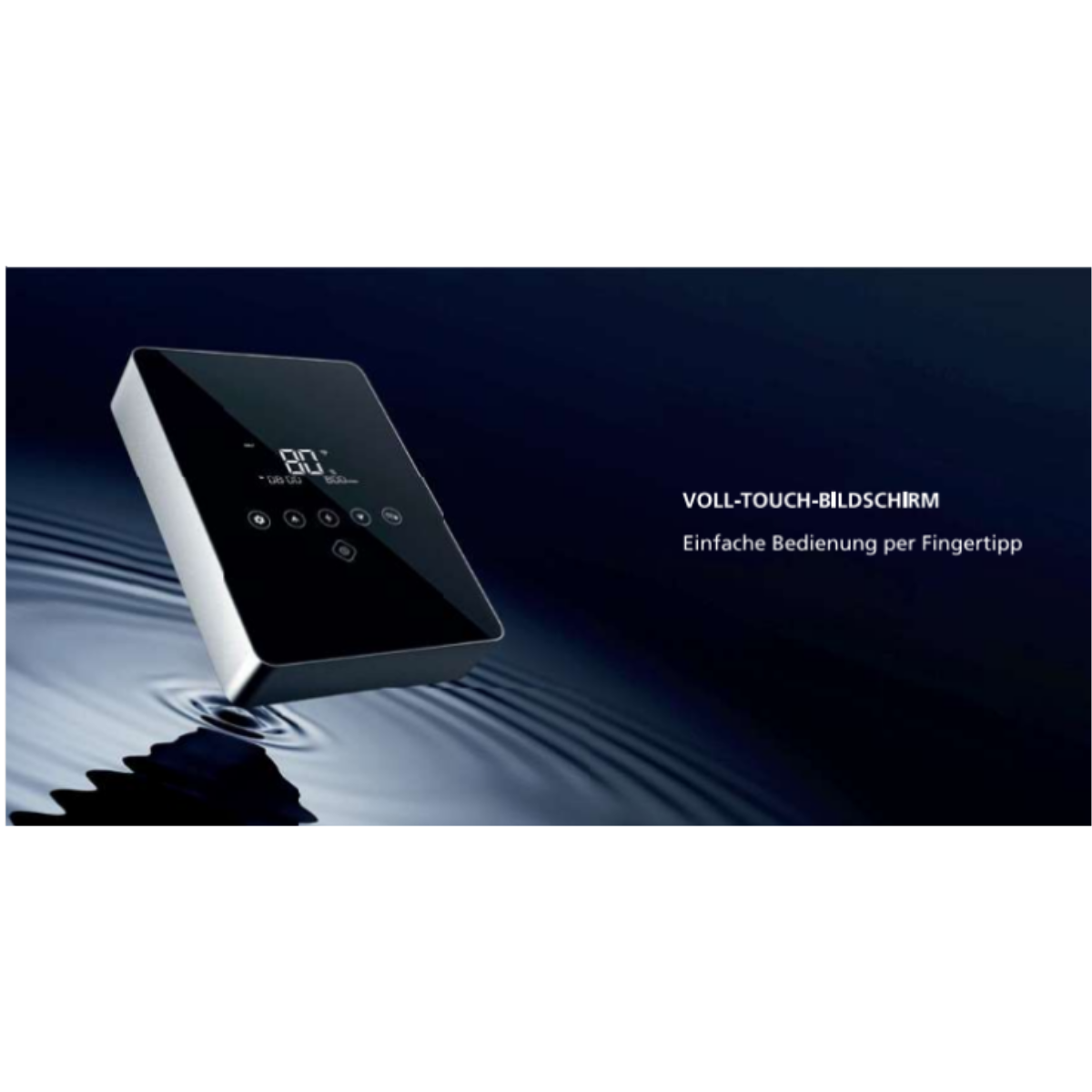 Aquark Mr. Crystal MCS8 Salzanlage für Pools bis 25 m³ | 8 g/h Chlor | WLAN | ohne pH-Dosierung