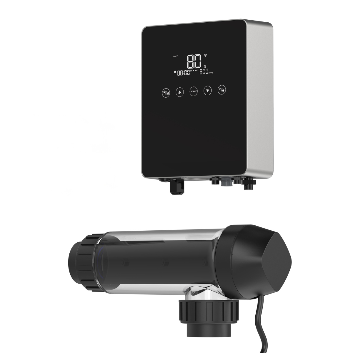 Aquark Mr. Crystal Salzelektrolyse MCS36 | 36g Chlor/Stunde | ohne pH-Dosierung