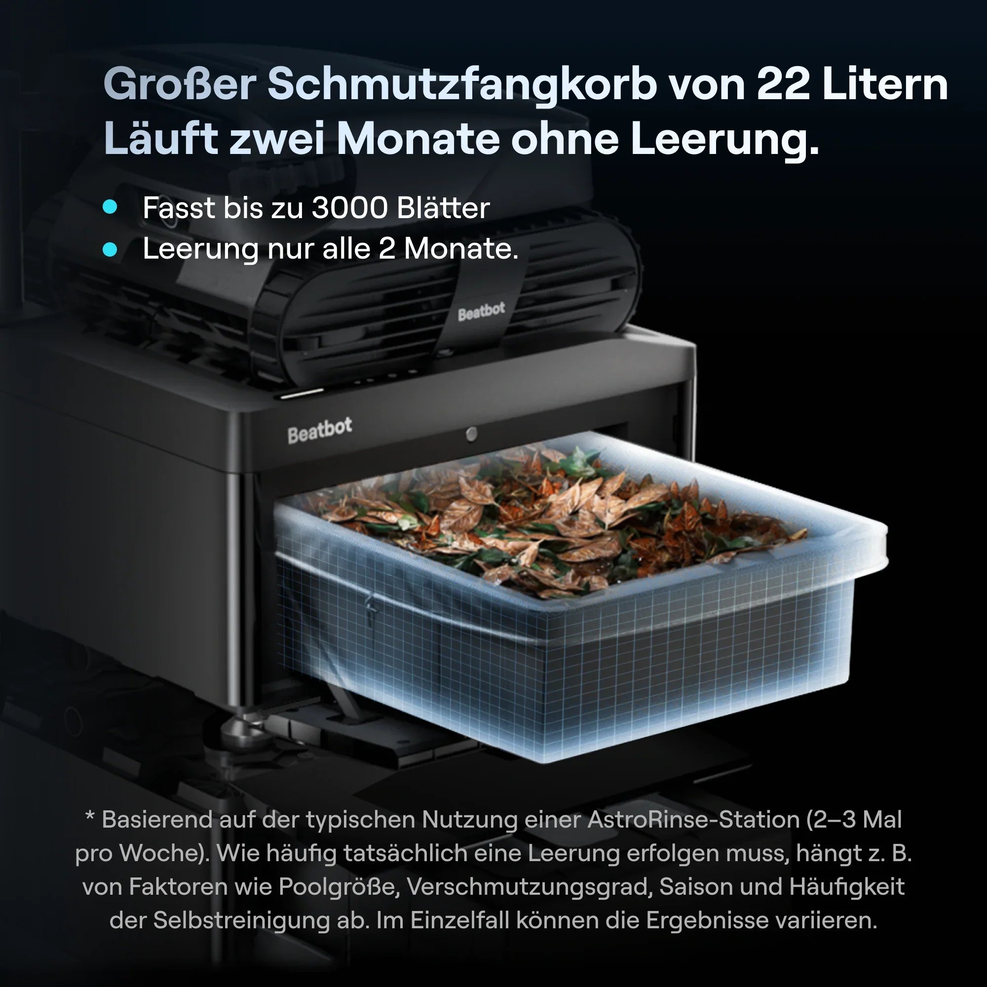 Beatbot AquaSense-X Poolroboter inkl. Reinigungstation: RCFDS0651EUB-A / ARASA011-EUB-A