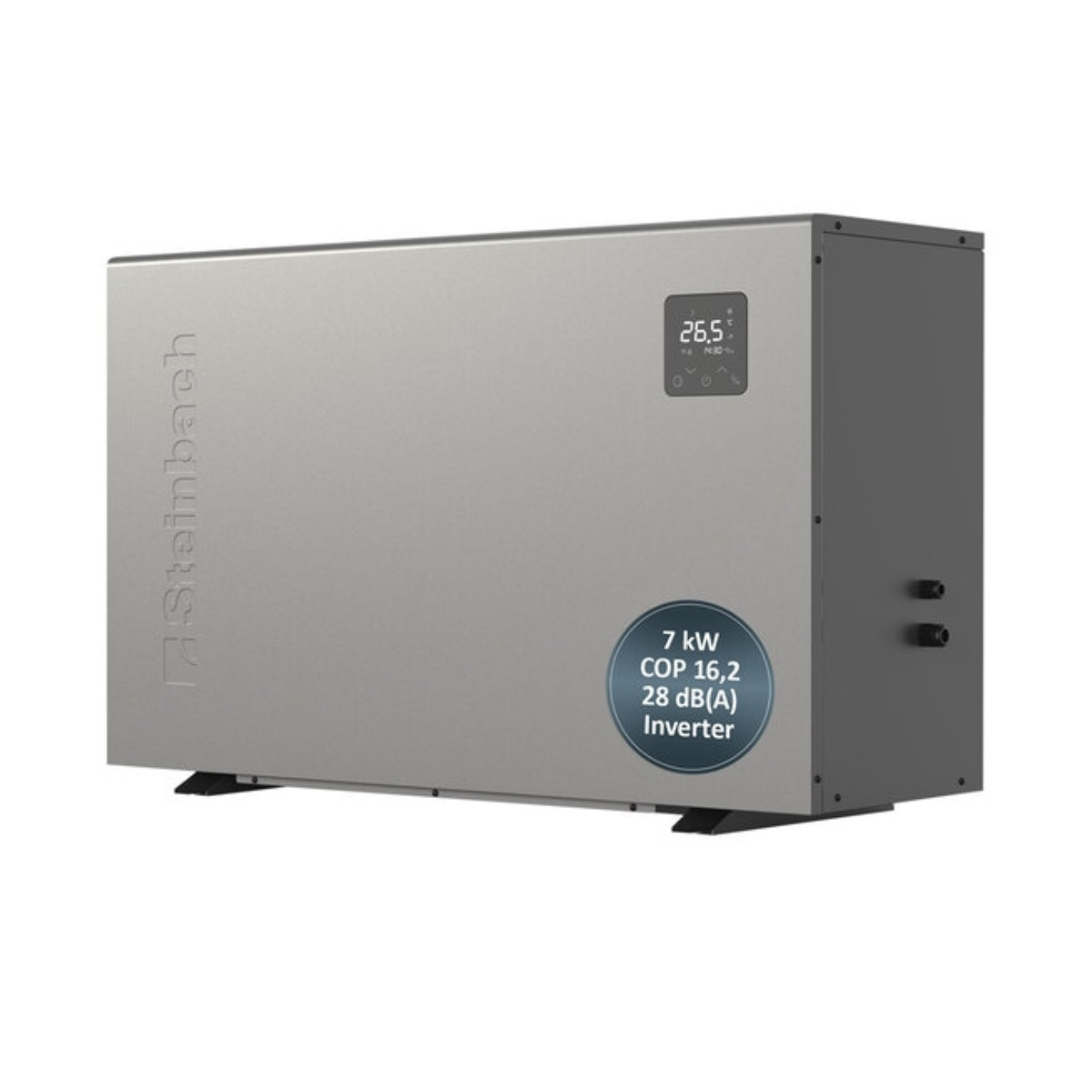 Steinbach Wärmepumpe Silent 7 | R290 - Heizen & Kühlen | Salzwassergeeignet | WLAN & App | Modell 2026