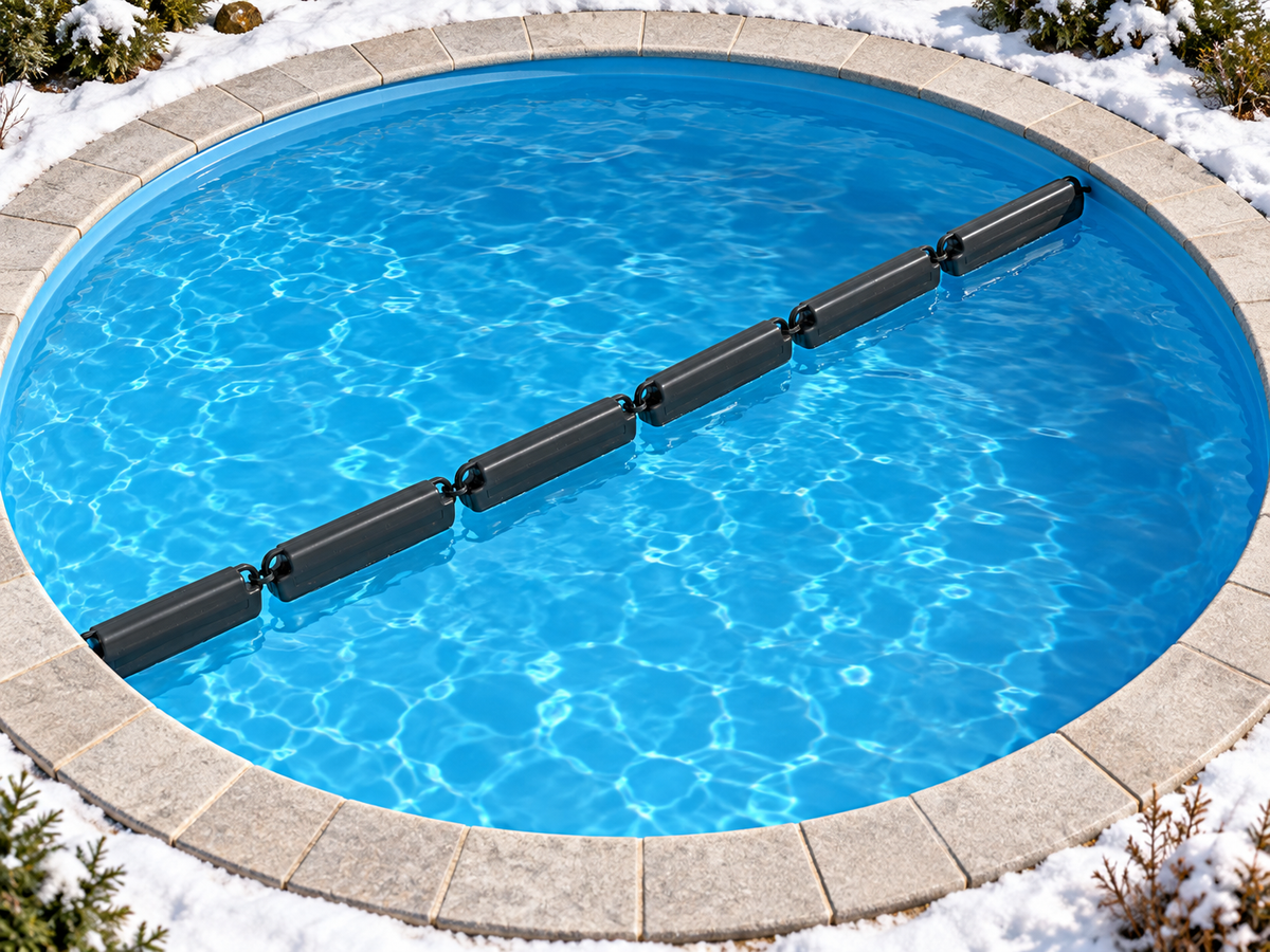 Eisdruckpolster Pool 5er Set – massive 3-kg-Ausführung, ca. 2,5 m