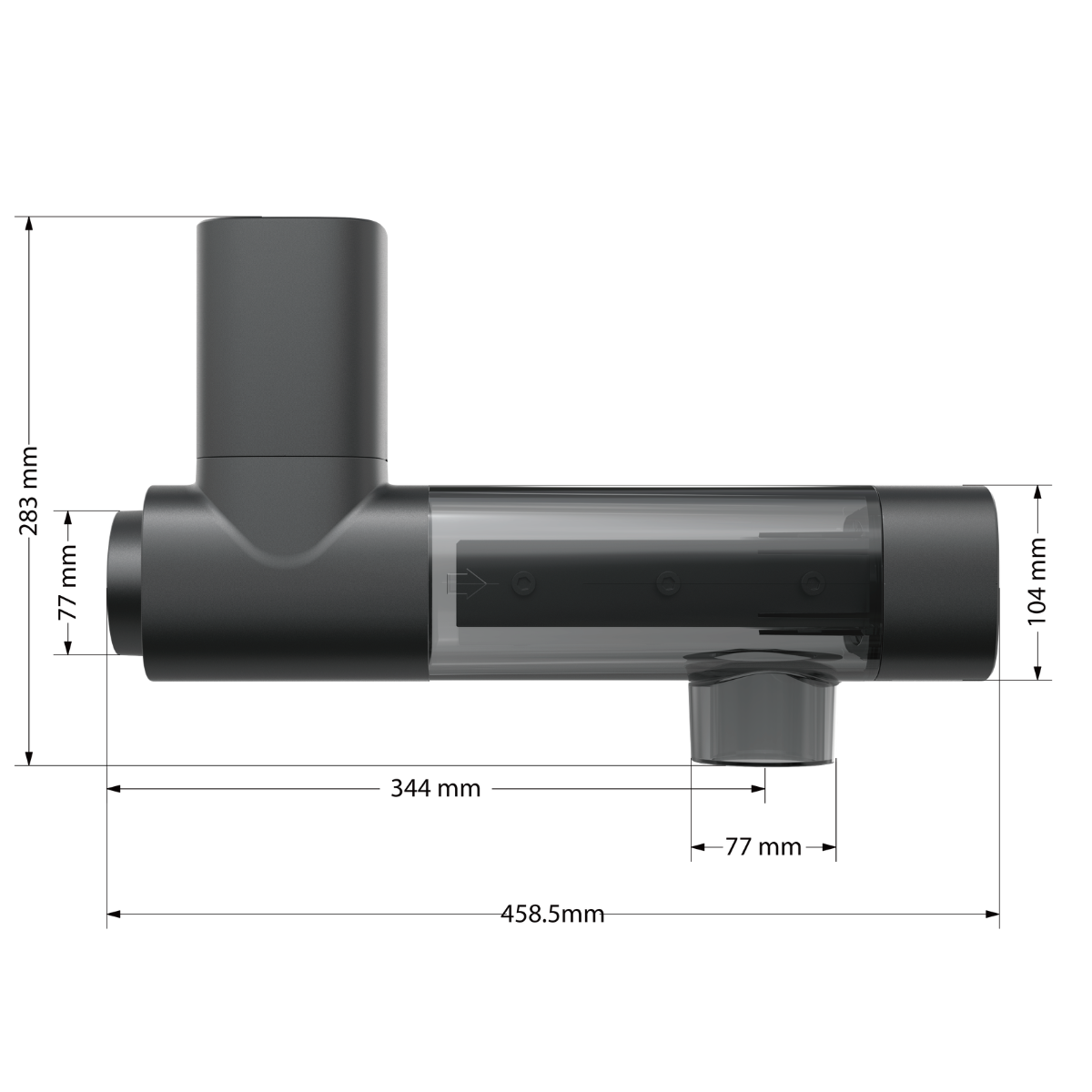 Salzanlage Pool mit Redox- & pH-Regelung, App-Steuerung bis ca. 50 m³ |  17g Chlor/Std. Mr. Pure MPS22