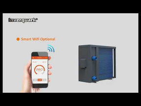 Inverquark Dr. Smart STNC90 Poolwärmepumpe Inverter 9,0 kW – 230V – für 20–45 m³ Pools | 3 Jahre Garantie | 7 Jahre Wärmetauscher & Kompressor